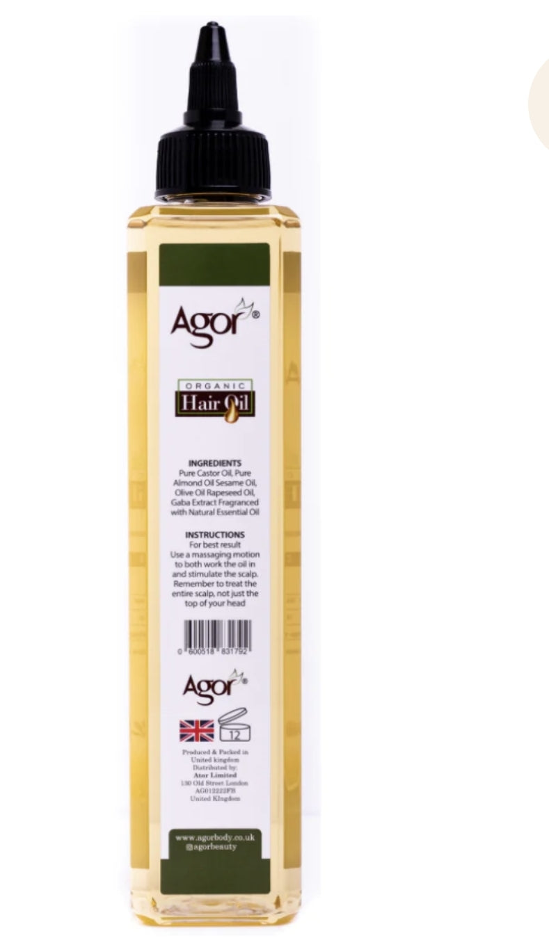 ኣጎር ኦርጋኒክ ዘይቲ ጸጉሪ 250ml(ኣጎር ዘይቲ)